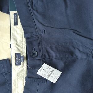 J. Crew FLEX Men's Navy Trousers Straight Leg 33x32 NWT